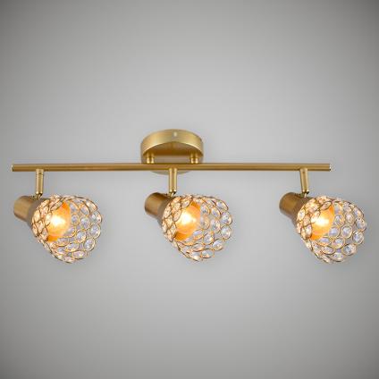 Спот DA5954/3 FGD золото 3x60W E14 h195, HN21